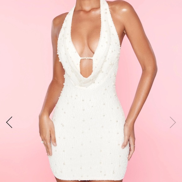 Oh Polly Dresses & Skirts - Oh Polly- Versailles white pearl dress